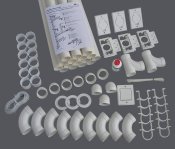 IP-183 PLUS 18,4m r�r & 3st uttag