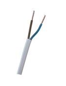 ID-55V Vit svagstrmsledning dubbelisolerad